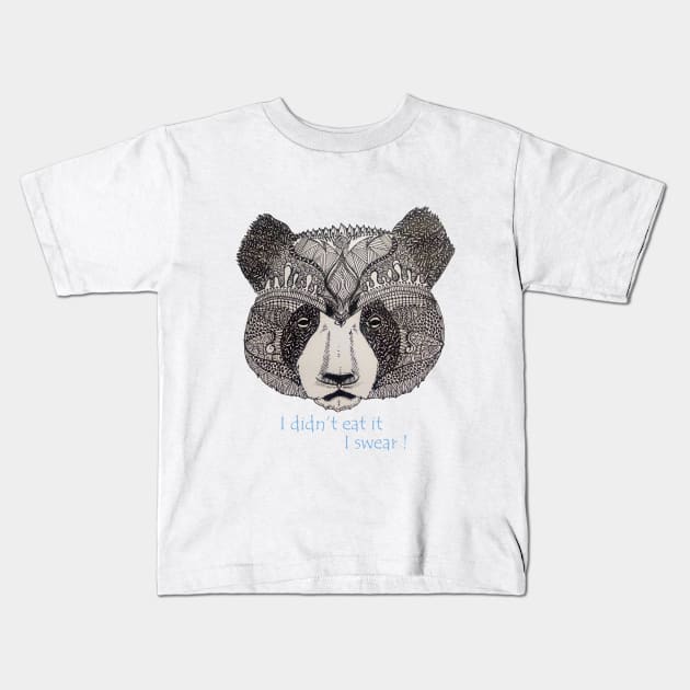 Panda Kids T-Shirt by Mohita--Garg